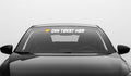 Solstripe med egen tekst – Custom Windshield Banner