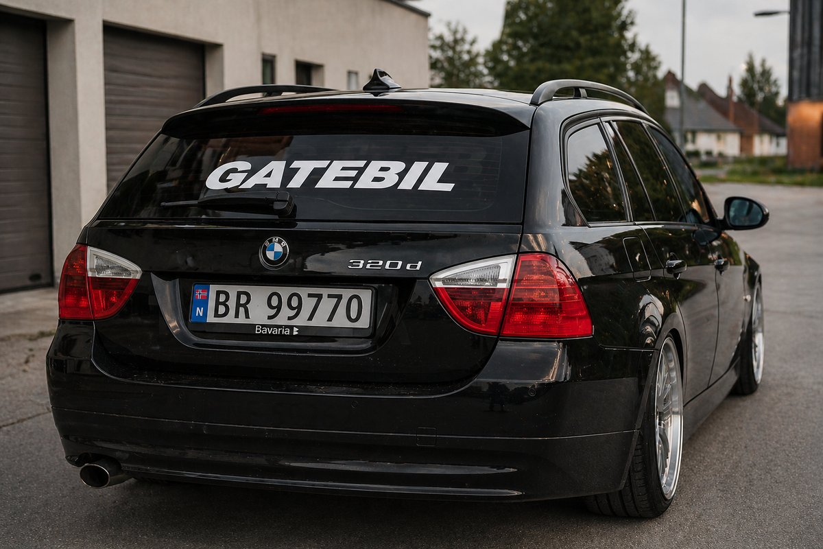 Gatebil – Sticker
