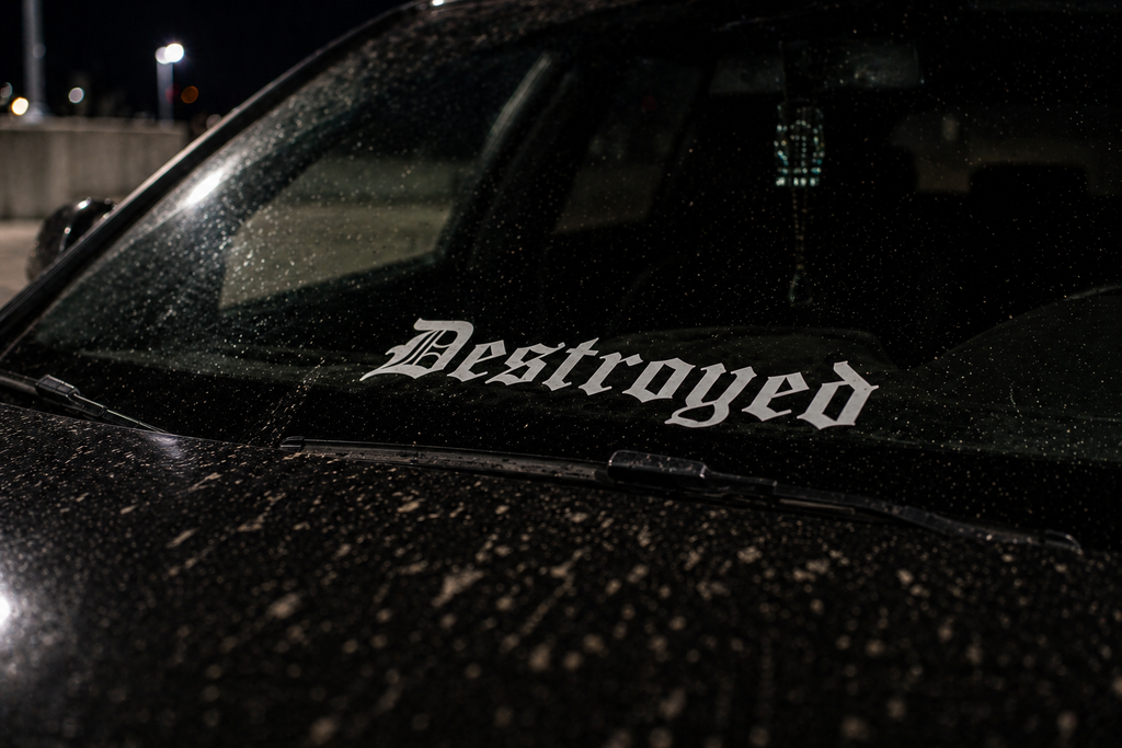 Destroyed frontrute - sticker