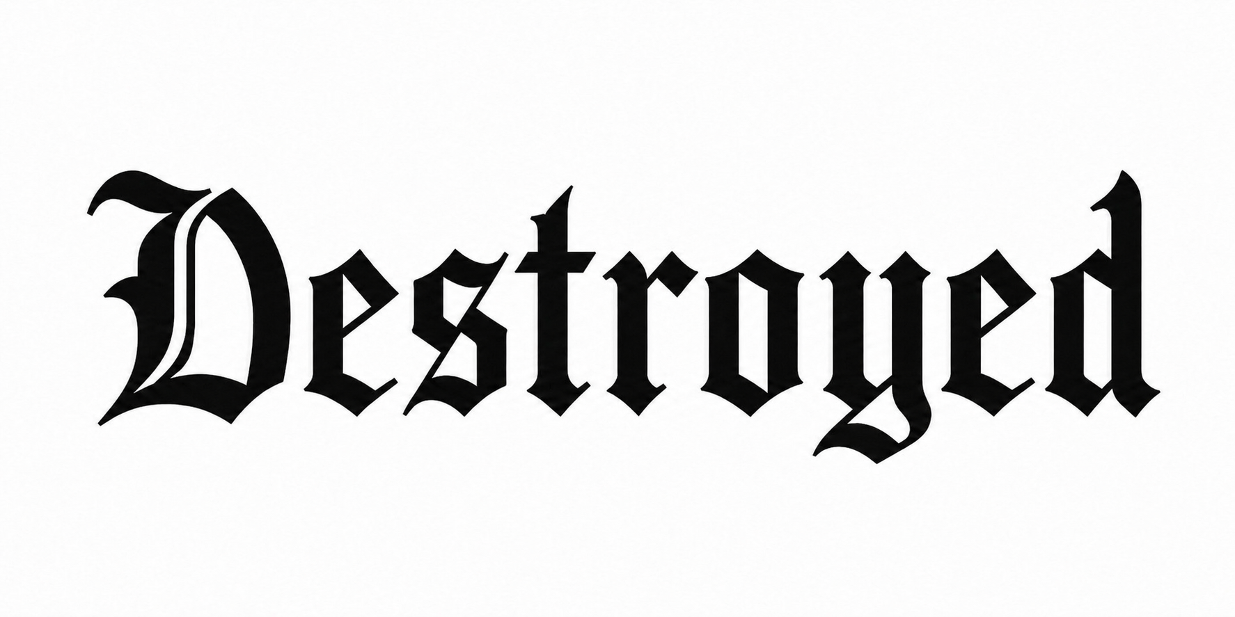 Destroyed frontrute - sticker
