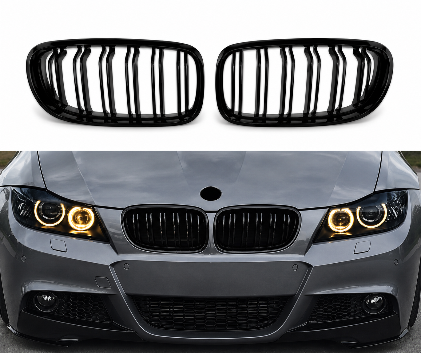 BMW E90/E91 LCI Sorte Nyrer 2009–2012