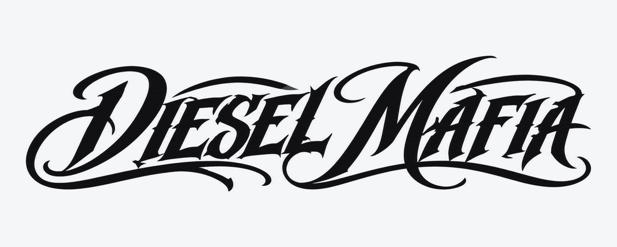 Diesel Mafia – sort bildekal (uten bakgrunn)