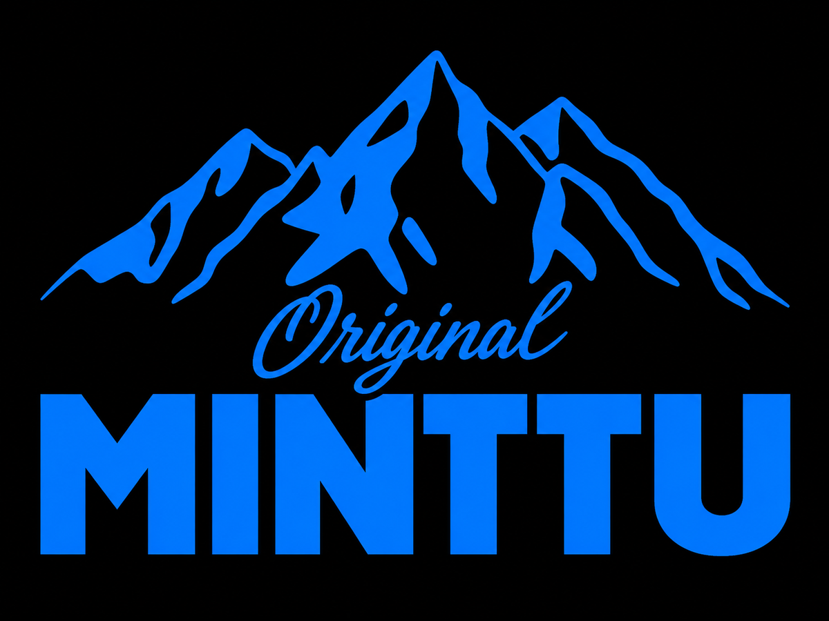 Original MINTTU – Blå bildekal