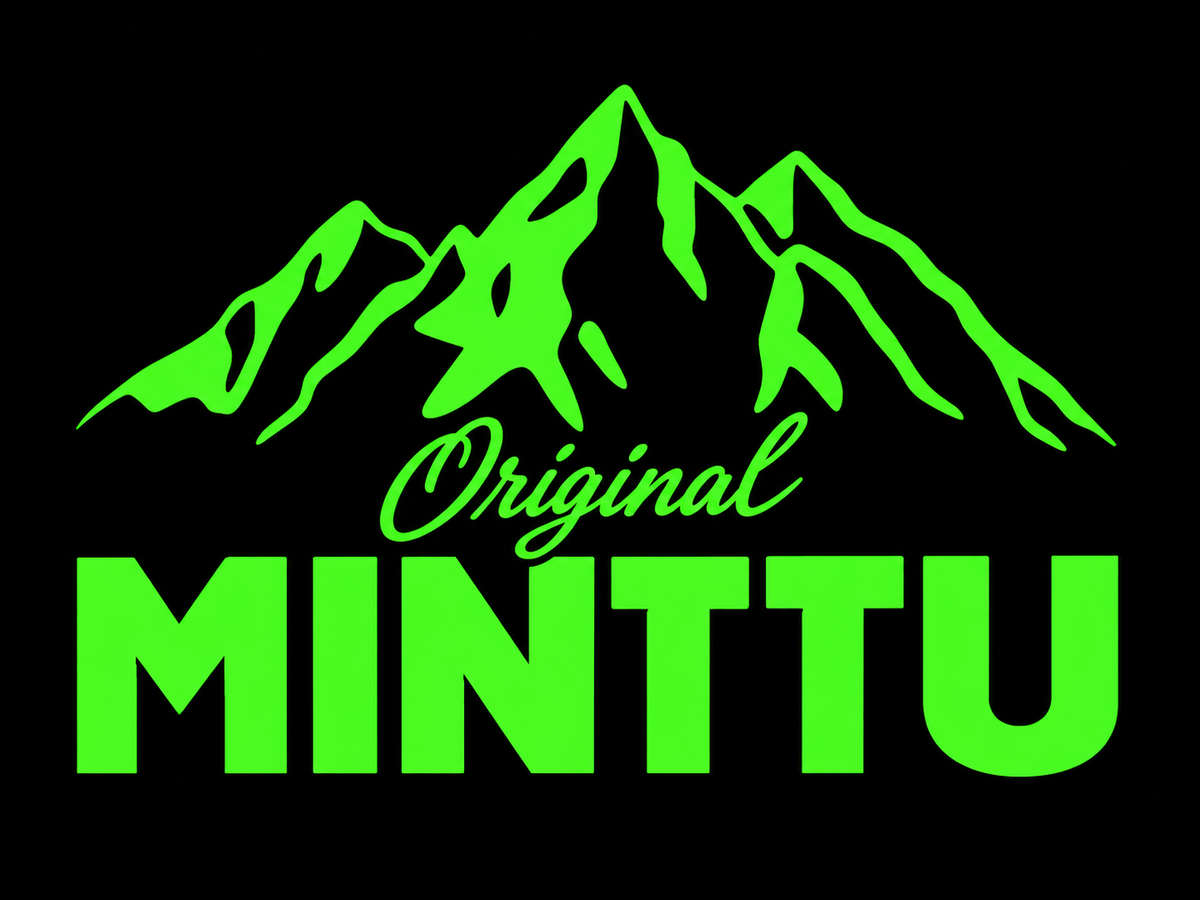 Original MINTTU – Grønn bildekal