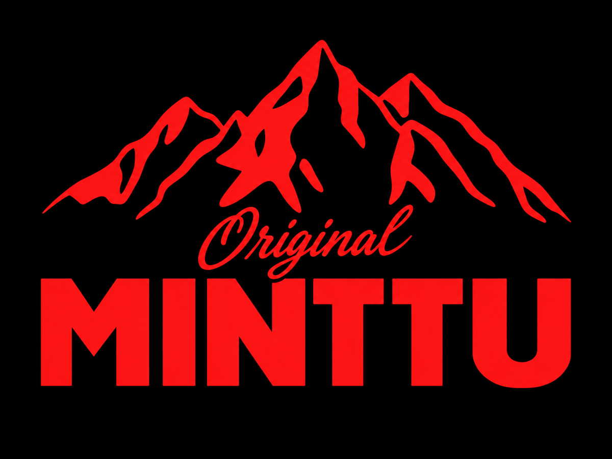 Original MINTTU – Rød bildekal