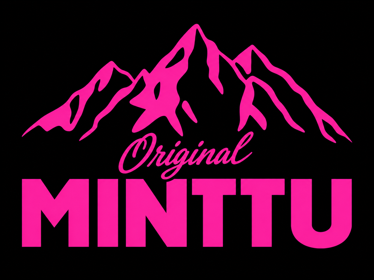 Original MINTTU – Rosa bildekal